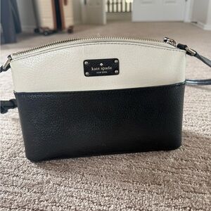 Kate Spade Black and Cream Crossbody Bag